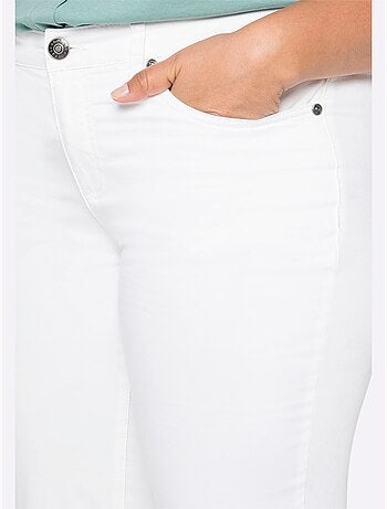 Pantalon coupe 5 poches - taille courte - sheego