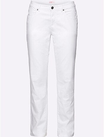 Pantalon coupe 5 poches - taille longue - sheego
