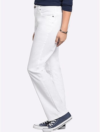 Pantalon coupe 5 poches - taille longue - sheego