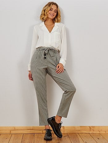 Pantalon coupe carotte