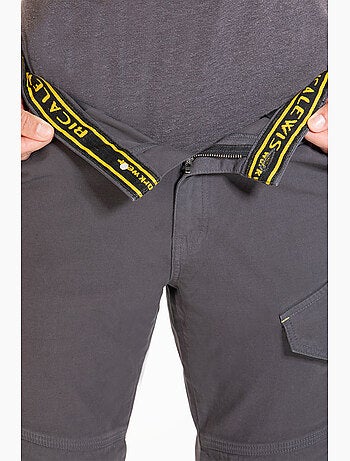 Pantalon coupe charpentier avec ouverture pour insertion de genouillères HARDY 'Rica Lewis'