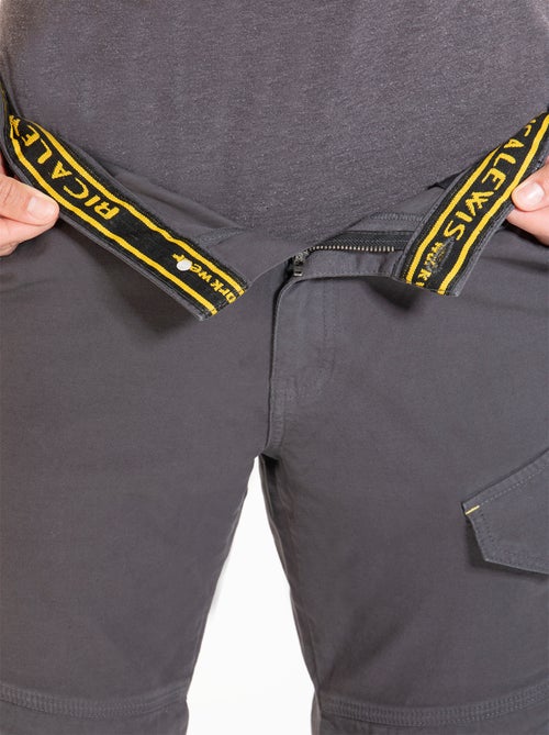 Pantalon coupe charpentier avec ouverture pour insertion de genouillères  HARDY 'Rica Lewis' - Kiabi