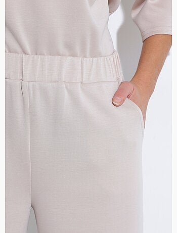 Pantalon coupe confort maille souple - Afibel