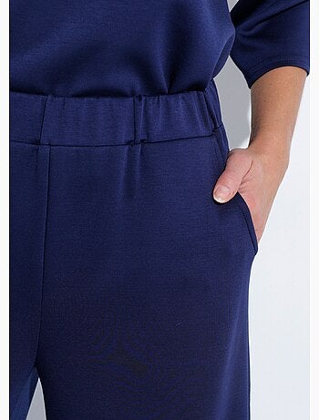 Pantalon coupe confort maille souple - Afibel