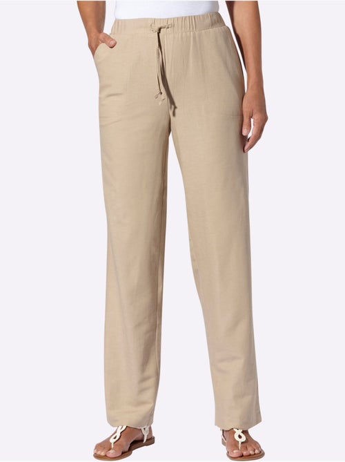 Pantalon Coupe Décontractée - Taille Courte - Moda Vilona - Kiabi