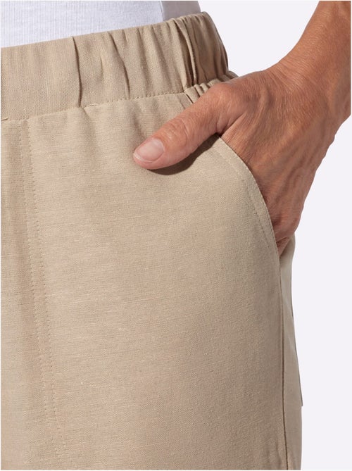 Pantalon Coupe Décontractée - Taille Courte - Moda Vilona - Kiabi