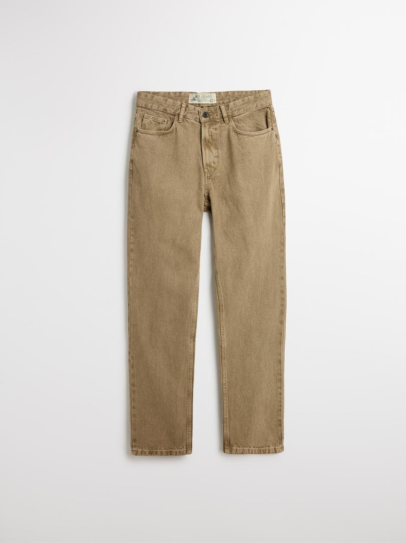 Pantalon coupe décontractée MO Fashion Beige - Kiabi