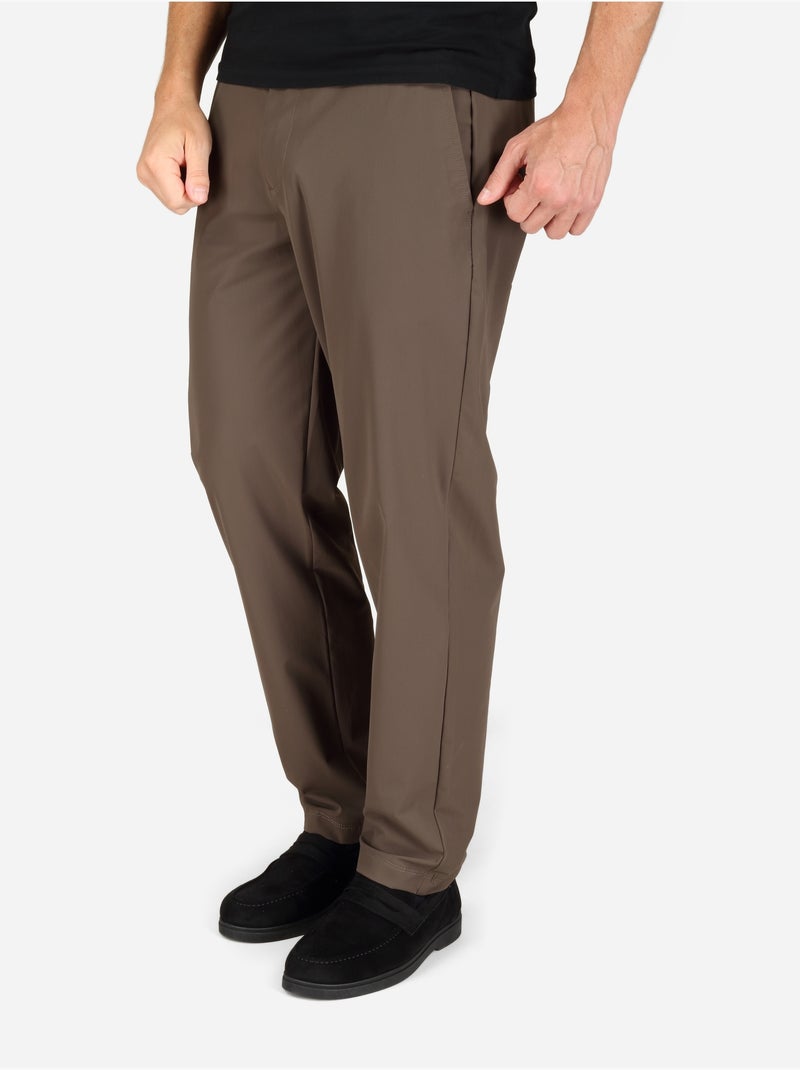 Pantalon coupe droite - kenzarro Marron - Kiabi