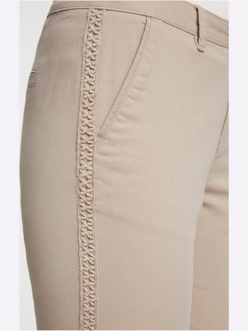 Pantalon Coupe Droite - Taille Standard - helline Gris - Kiabi