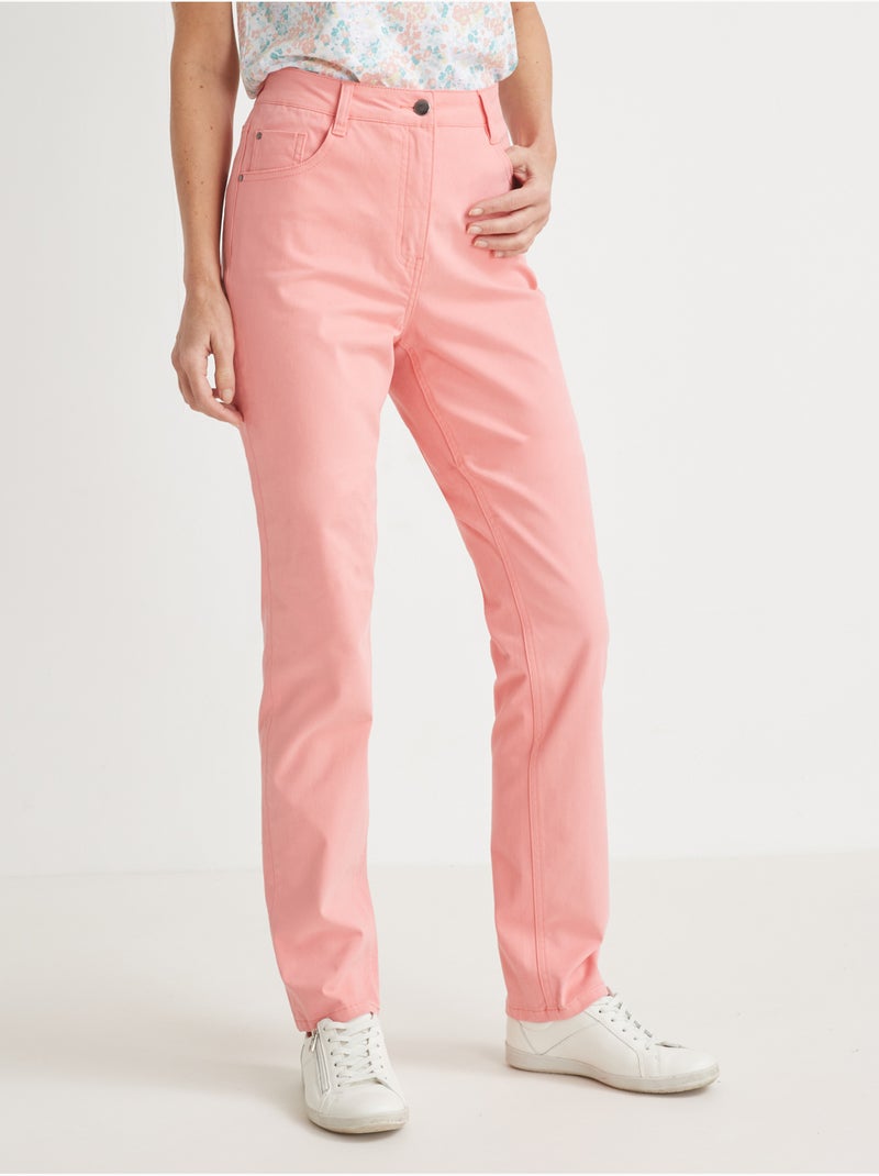 Pantalon coupe droite 5 poches - DAXON Corail - Kiabi
