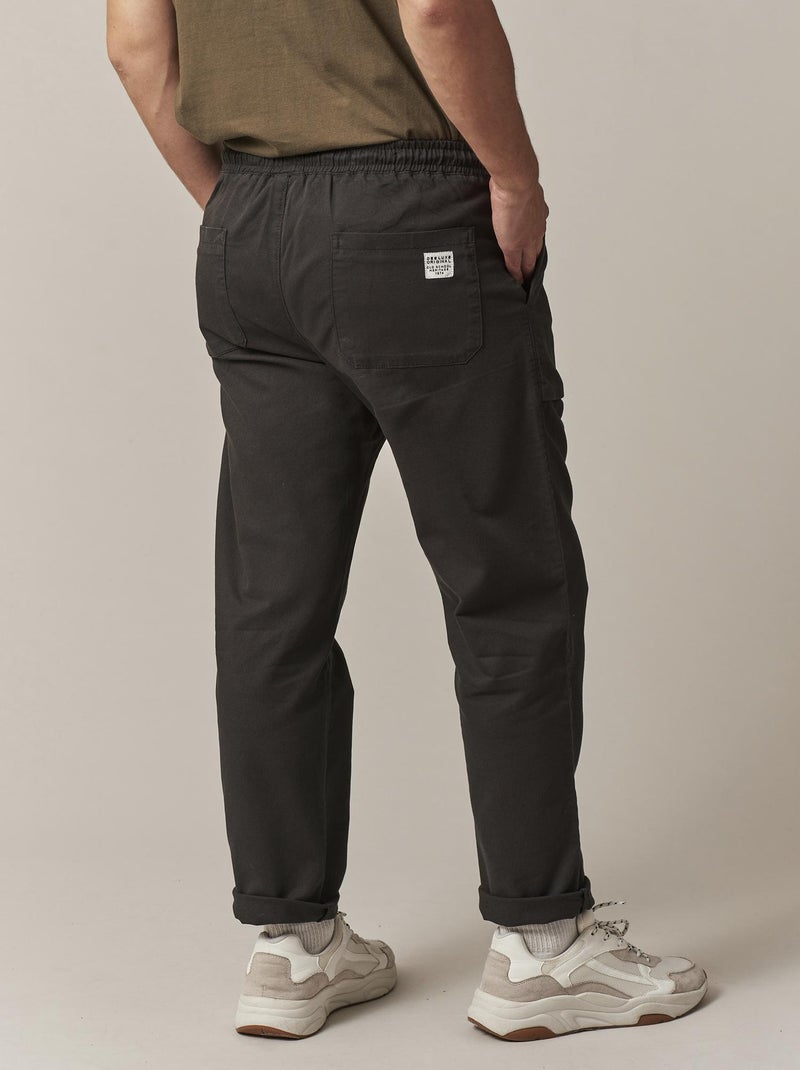 Pantalon coupe droite  'Deeluxe' gris anthracite - Kiabi