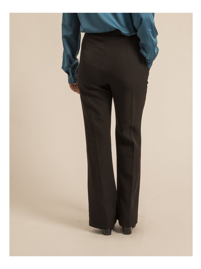 Pantalon coupe droite ECAILLE Noir - Kiabi