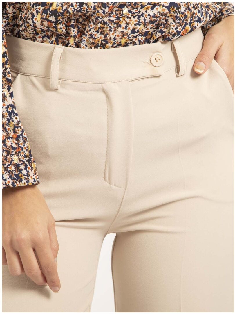 Pantalon Droit Windsmoor Noir - Taille 12, Coupe Haute, Tissu Triacetate/polyester - Occasion Très Bon état !
