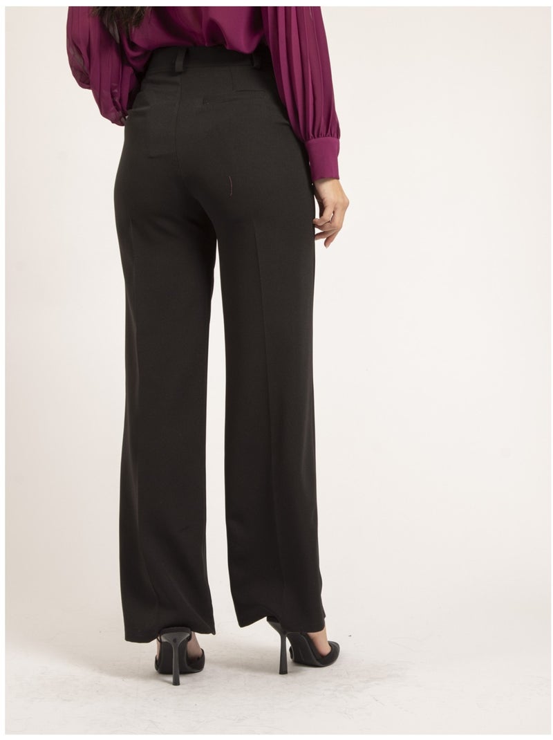 Pantalon coupe droite EMELINE Noir - Kiabi