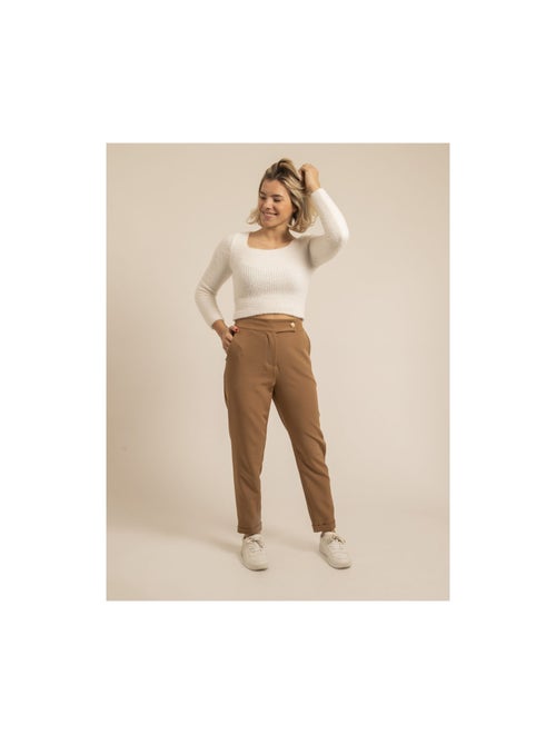 Pantalon coupe droite EMILOU - Kiabi