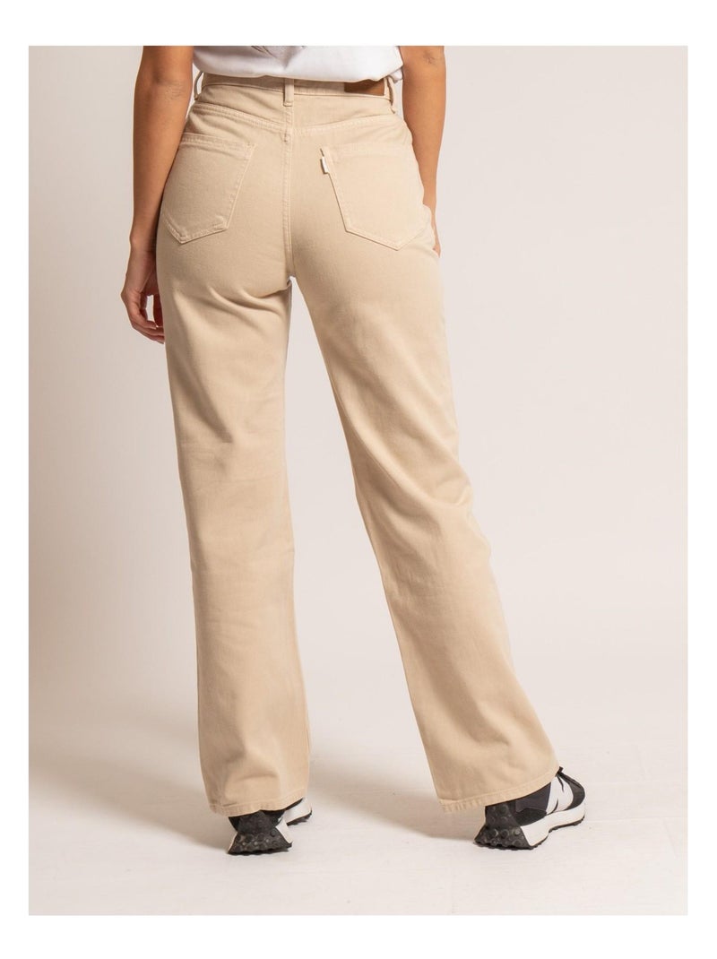 Pantalon coupe droite ERAM Beige - Kiabi