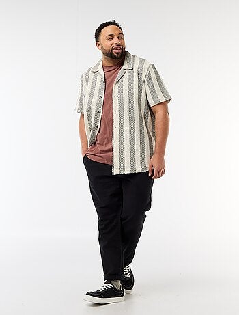 Pantalon coupe droite esprit jogpant