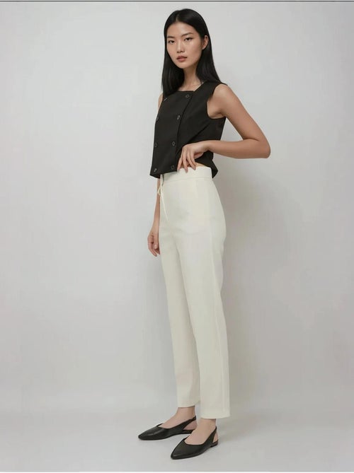 Pantalon coupe droite sur mesure haut de gamme avec poches - Kiabi Pantalon coupe droite sur mesure haut de gamme avec poches - Kiabi