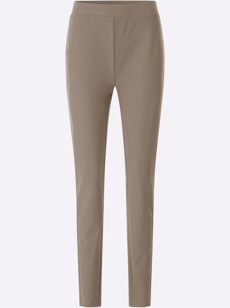 Pantalon Coupe étroite - Taille Standard - Moda Vilona Beige - Kiabi