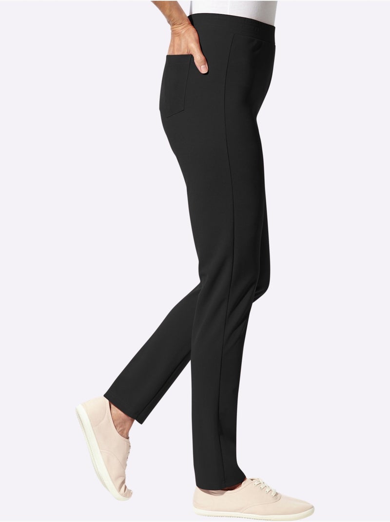 Pantalon Coupe étroite - Taille Standard - Moda Vilona Noir - Kiabi