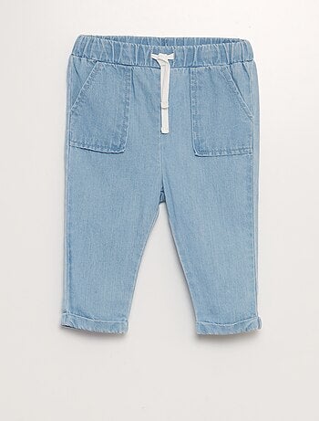 Pantalon coupe jogging en denim