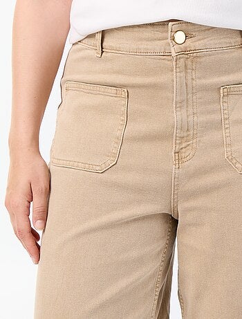 Pantalon coupe large / wide leg taille standard