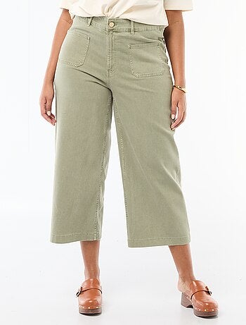Pantalon coupe large / wide leg taille standard