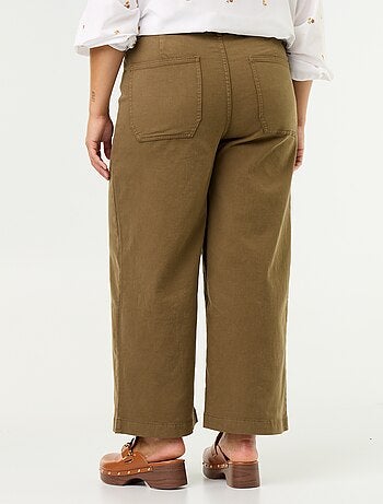 Pantalon coupe large / wide leg taille standard