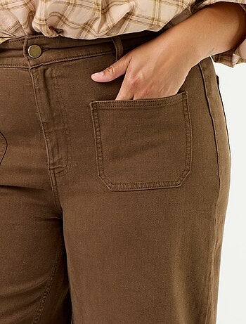 Pantalon coupe large / wide leg taille standard