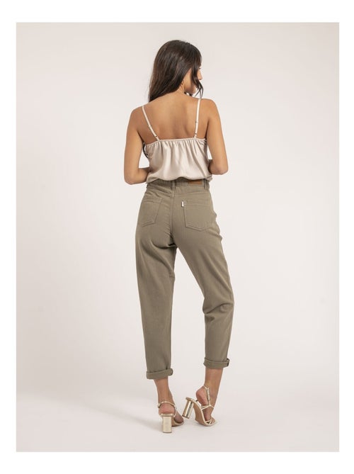 Pantalon coupe mom EZEL - Kiabi