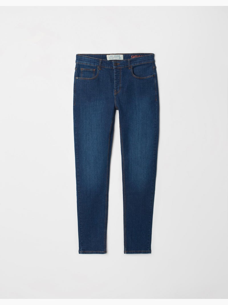 Pantalon coupe skinny Bleu - Kiabi