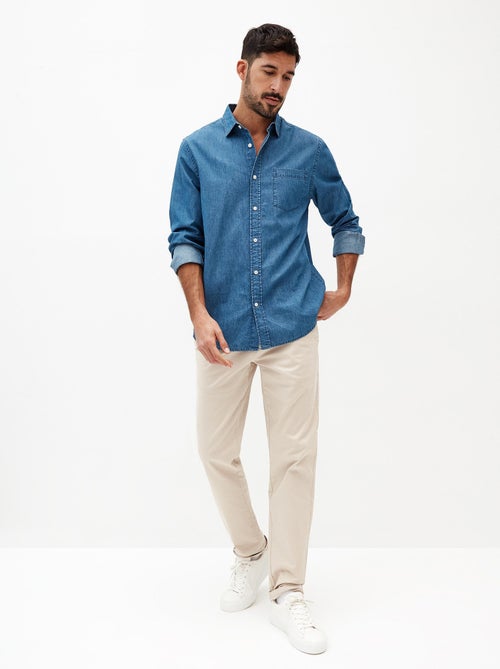 Pantalon 'coupe slim' - Kiabi