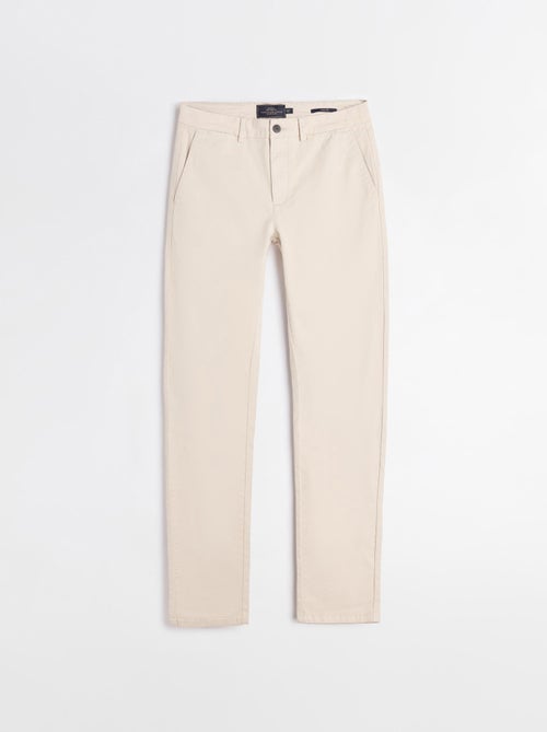 Pantalon 'coupe slim' - Kiabi