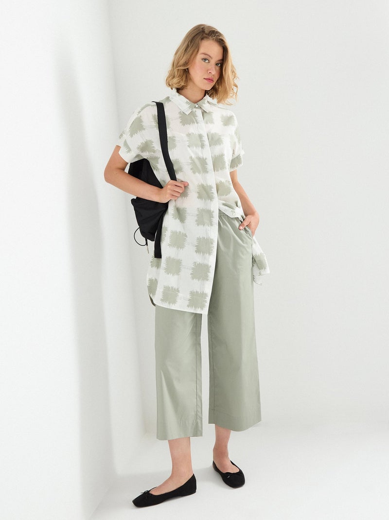 Pantalon court MO Fashion Vert - Kiabi