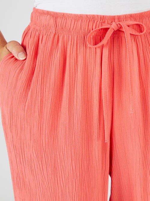 Pantalon crépon - Damart - Kiabi