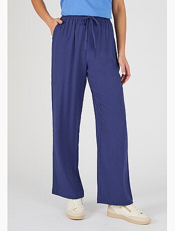 Pantalon crépon enfilable - Damart