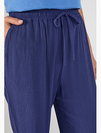 Pantalon crépon enfilable - Damart
