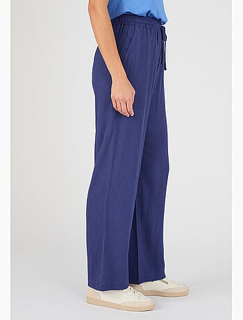 Pantalon crépon enfilable - Damart