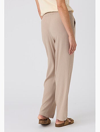 Pantalon crépon enfilable - damart