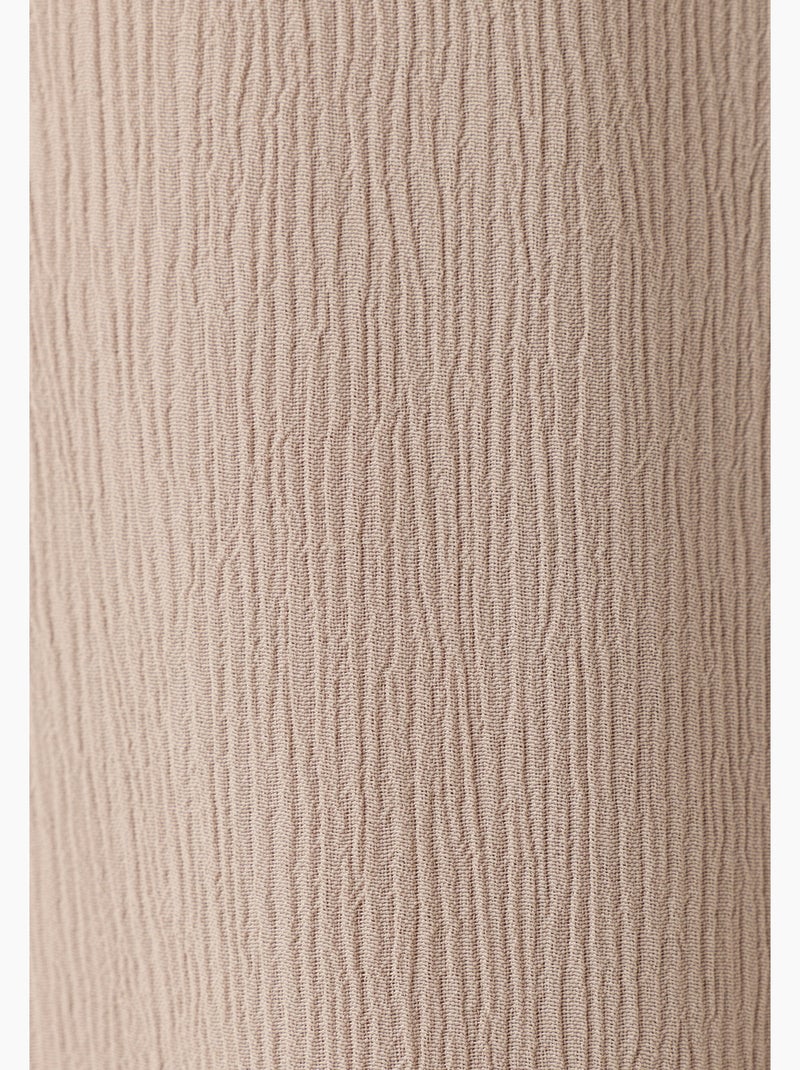 Pantalon crépon enfilable - Damart Marron - Kiabi