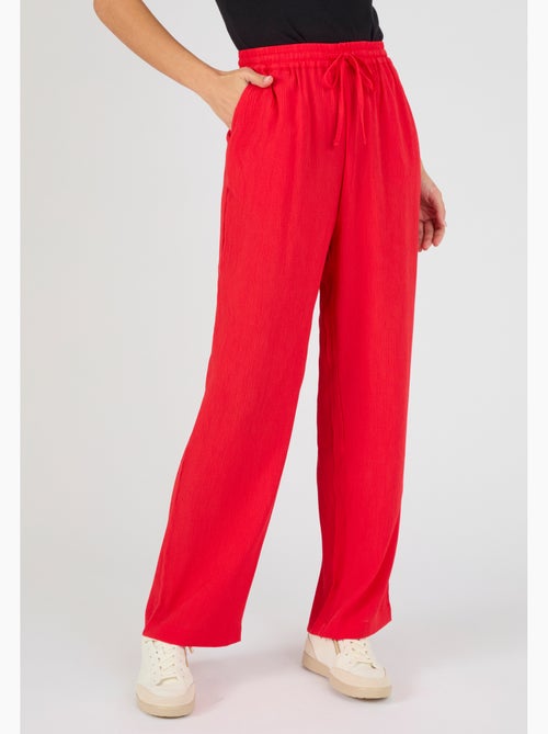 Pantalon crépon enfilable - Damart - Kiabi