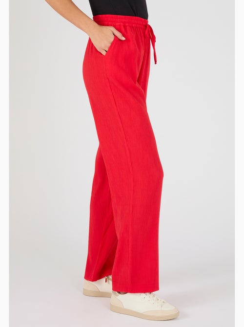 Pantalon crépon enfilable - Damart - Kiabi