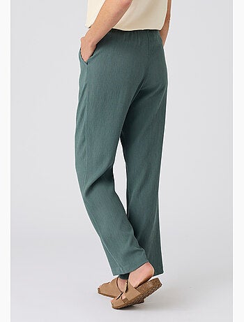 Pantalon crépon enfilable - damart