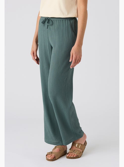 Pantalon crépon enfilable - Damart - Kiabi