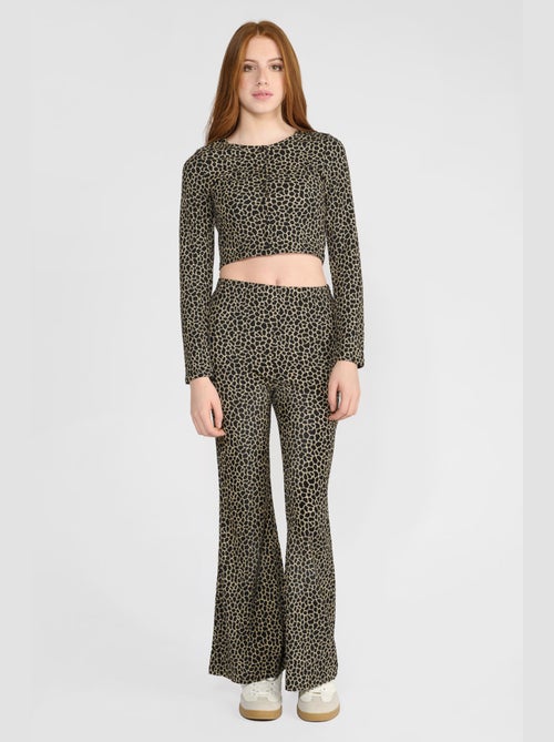 Pantalon CRISEGI bootcut 'Le Temps Des Cerises' - Kiabi