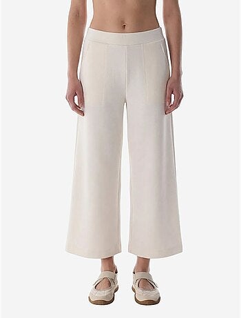 Pantalon crop en modal taille haute penti