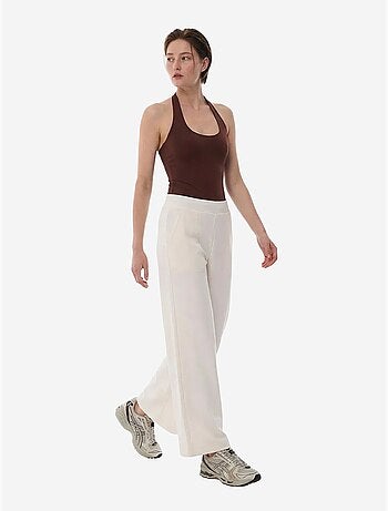 Pantalon crop en modal taille haute penti