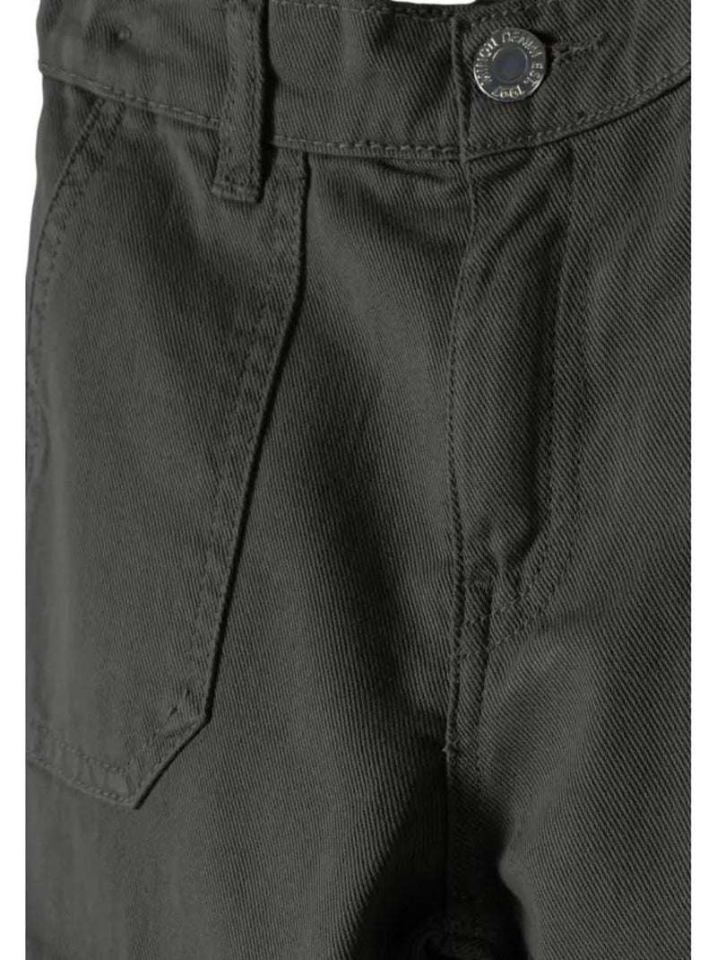 Pantalon de combat motif/style uni - minoti Gris - Kiabi