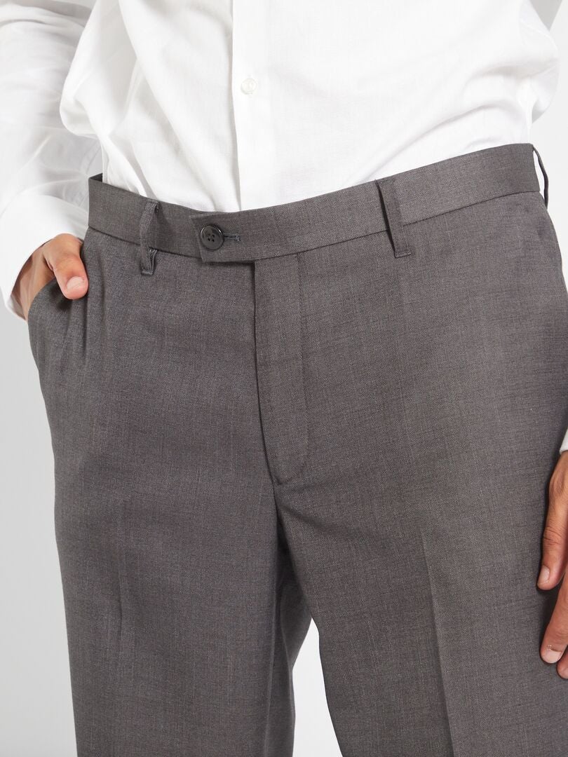 Pantalon de costume +1m90 gris - Kiabi