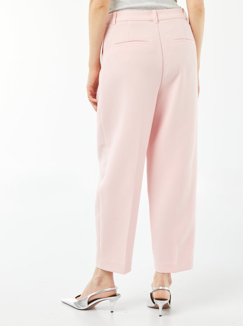 Pantalon de costume 7/8 Rose - Kiabi